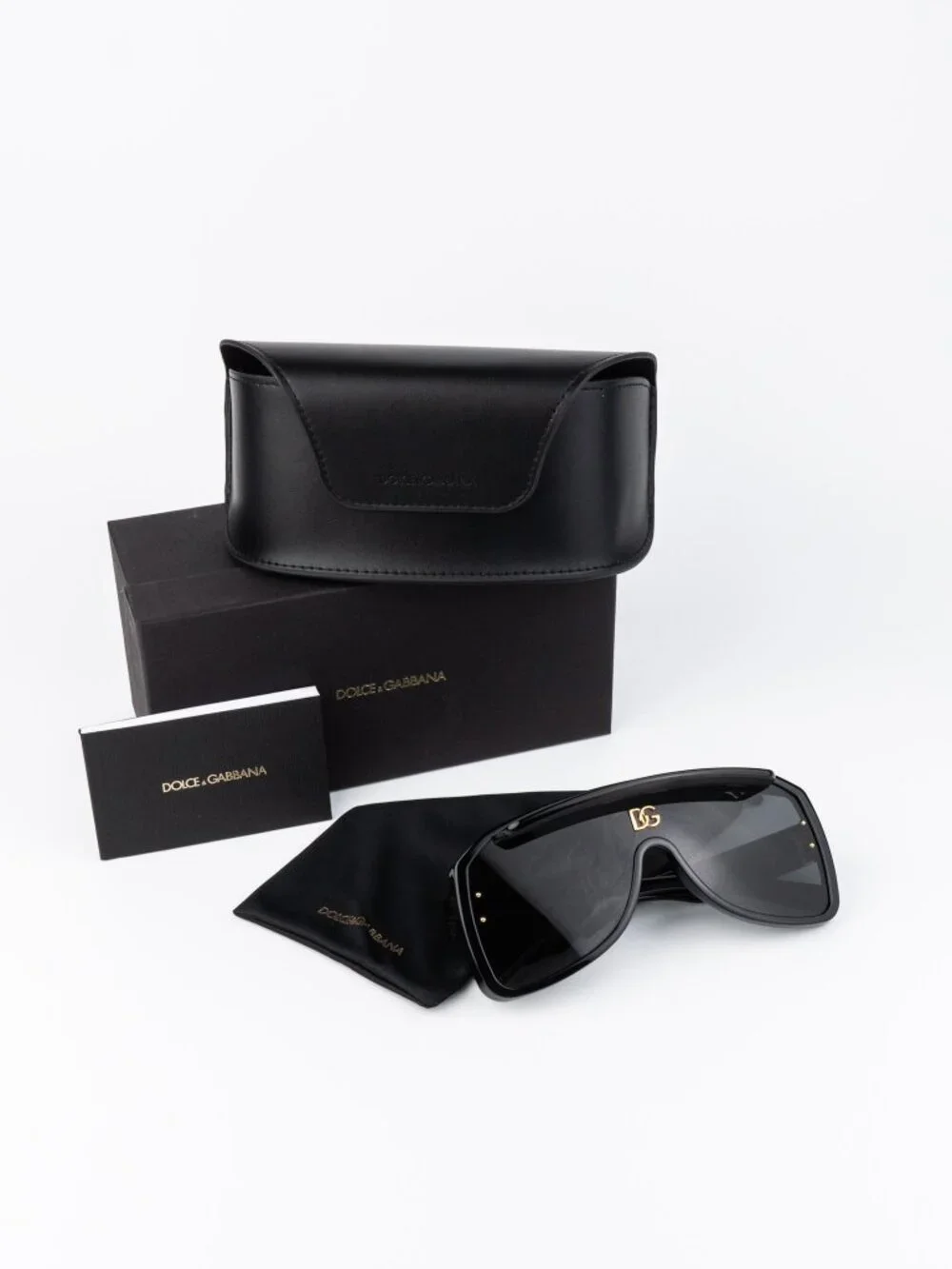 D&G Men Sunglasses Black Grey DG6205 501/87 NEW AUTHENTIC